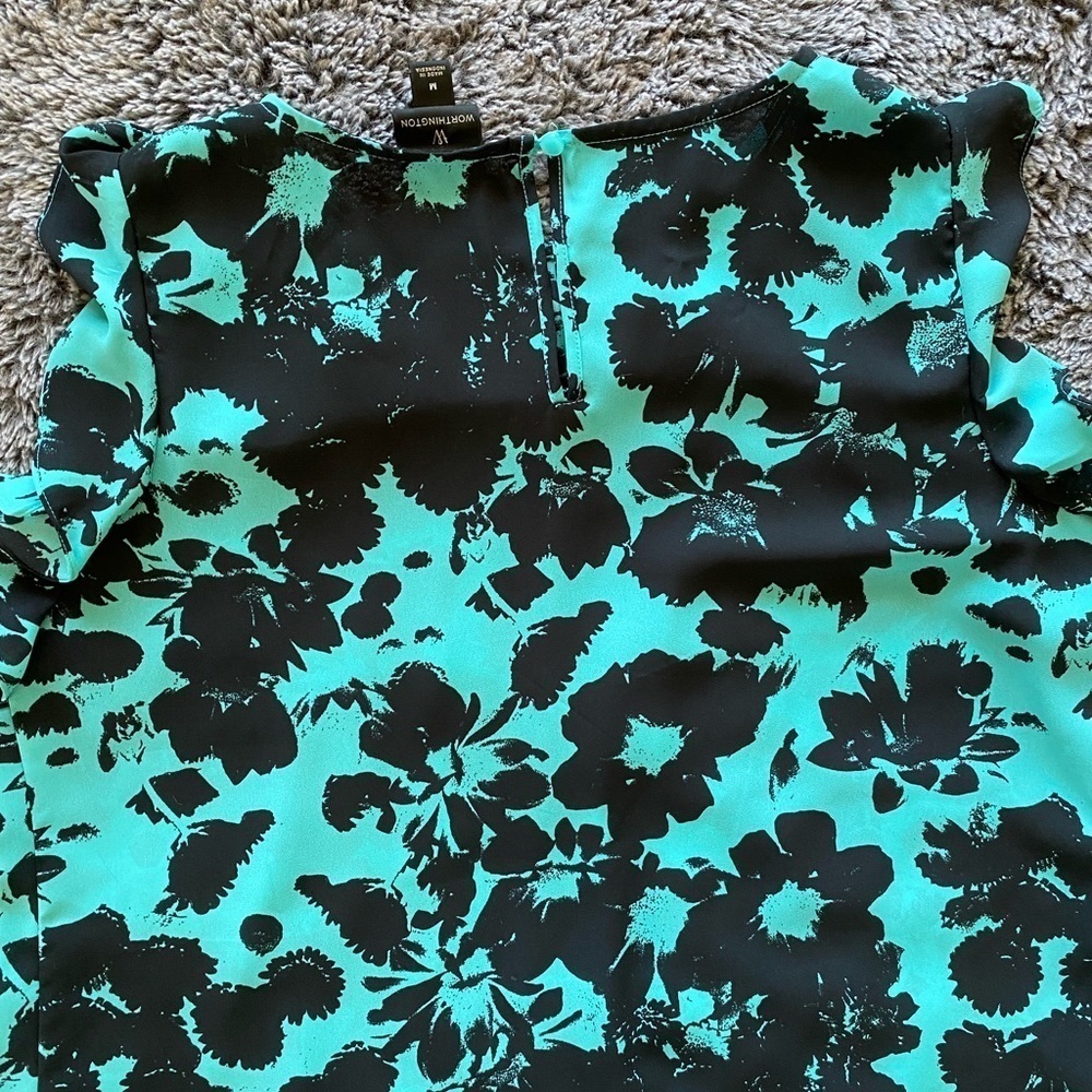 WORTHINGTON Women’s Ruffle Blouse - Picture 7 of 16
